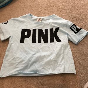 PINK cropped shirt